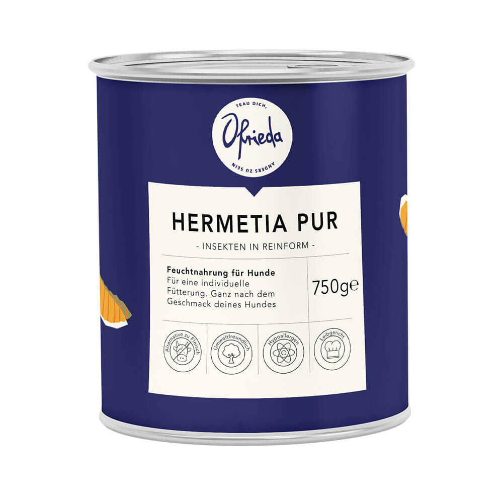 Insekten Pur – Hermetia Mono psów 750 g