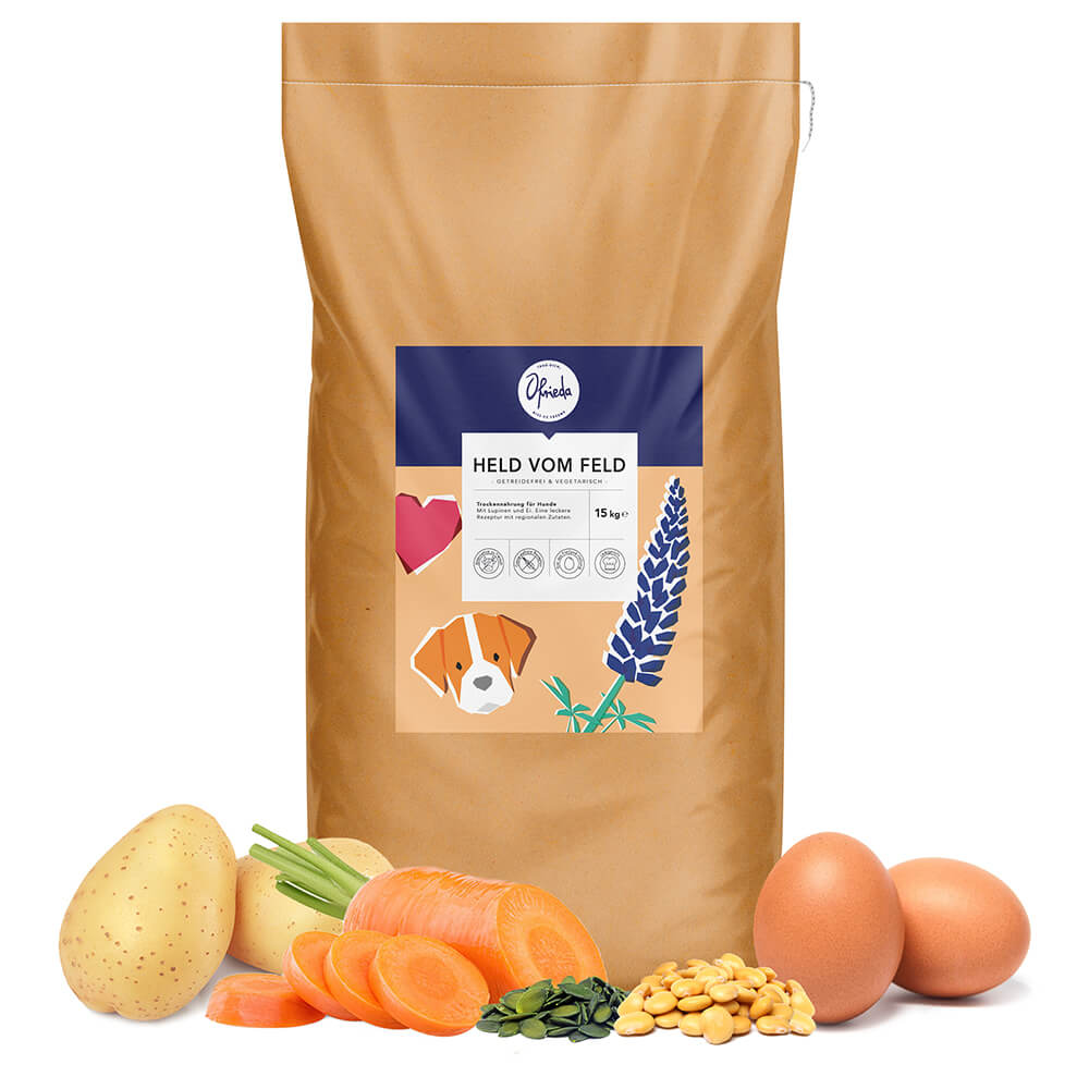 Held vom Feld Trockenfutter für Hunde 15 kg