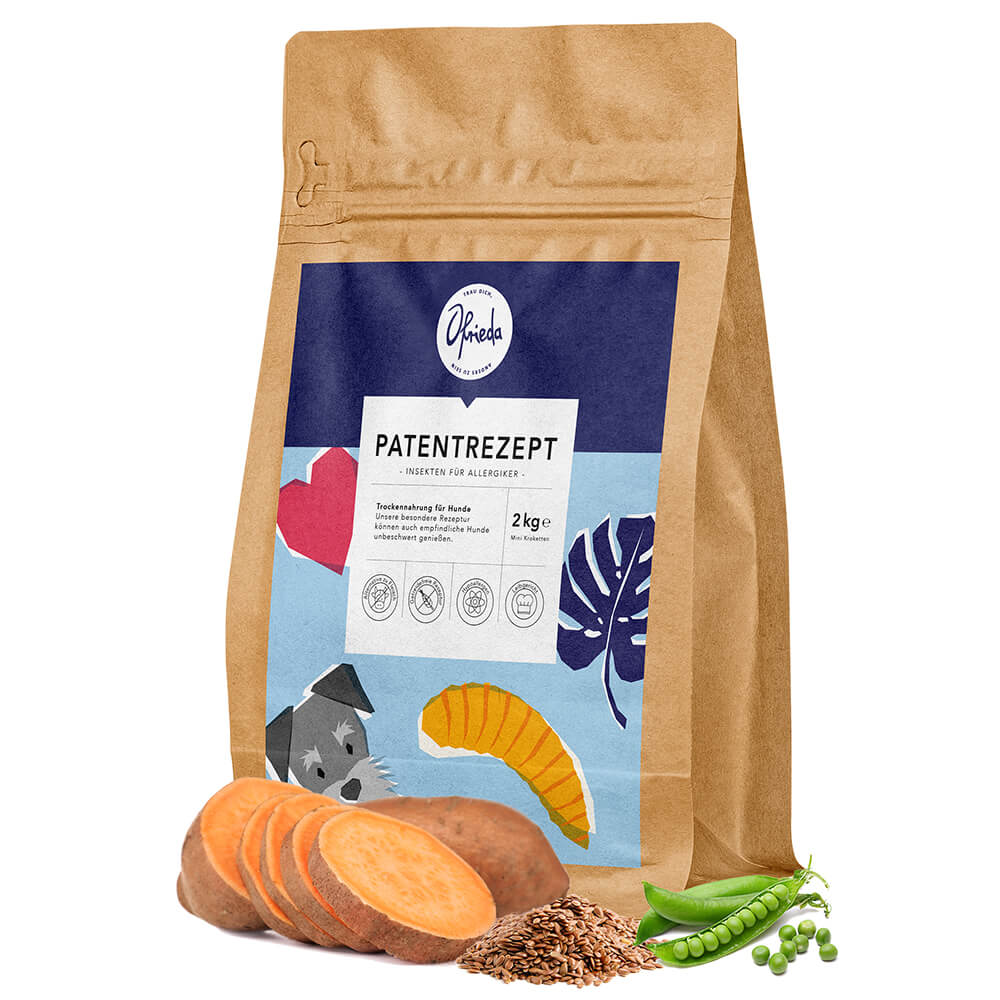 Recette du Calme Nourriture sèche Insectes Hermetia Patate douce ofrieda