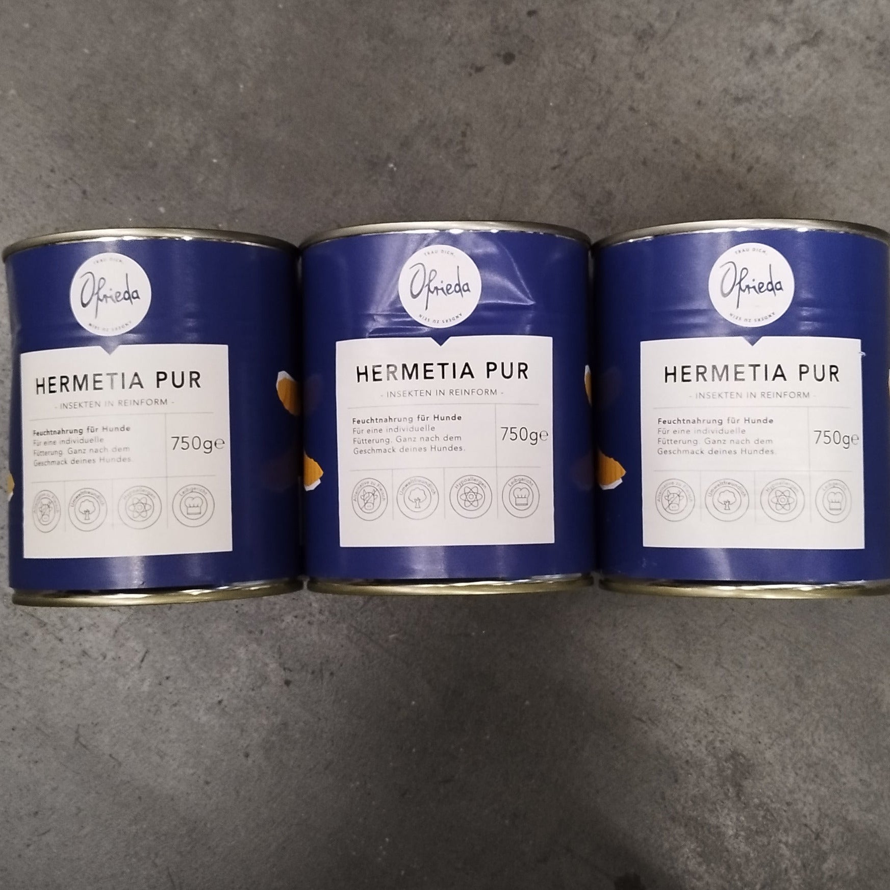 Hermetia Pur Aliment humide_Brisé 48 x 750 g