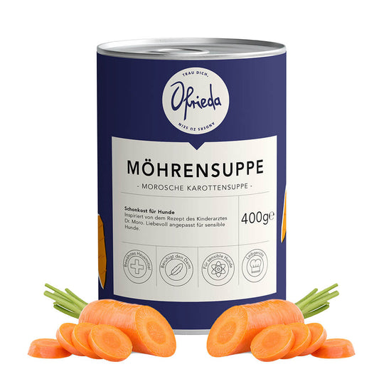 Soupe de carottes en boîte de 400 g